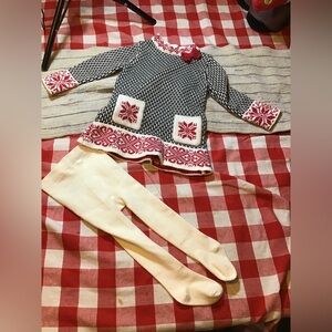 Cynthia rowley baby girls seater dress w/leggings size 12 months